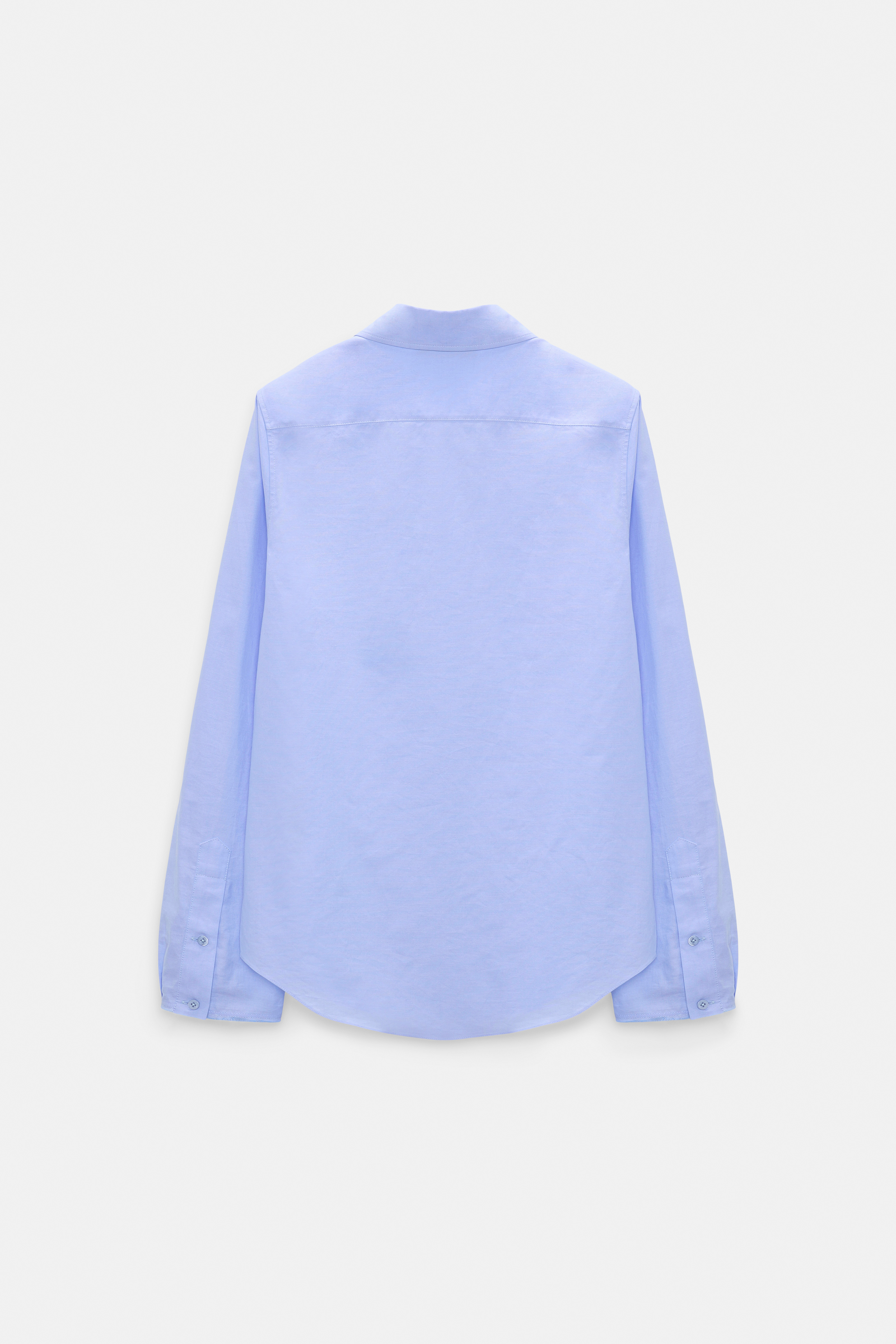 Dorothee Schumacher Cotton oxford shirt with removable collar oxford blue